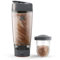 Promixx Pro Shaker Bottle – nachfüllbar, leistungsstark für glatte Protein-Shakes – inkl. zusätzlicher Lagerung – BPA-frei, Becher 600 ml (Graphitgrau/Orange)