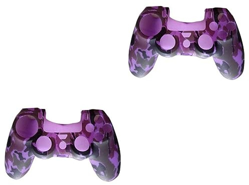 Uonlytech 2pièces Étui Silicone De Pour Manette De Jeu Camouflage Accessoire Pour Manette Intégrale Les Rayures Saleté Design Ergonomique Facile à Nettoyer