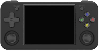 RG35XX H Retro Handheld Game Console, Horizontal Console with 2 Joysticks, Built-in 64G TF 5500 Games 3300mAh Battery 3.5 Inch IPS Screen, Support 5G WiFi Bluetooth HDMI TV Output (Black)