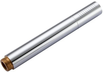 JOHO Duschkopf wassersparend 1 Strahlart Handbrause/Stabhandbrause Duschbrause massiv Messing Verchromt