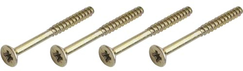 HOPPE 8017568 Befestigungsset Rosettengrt.42-47mm, Silber, vernickelt