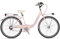 Velomarche Bazam - Mädchenfahrrad Einrohr Lazy Days 24 Zoll, 1-Gang-Schaltung, Stahlrahmen, Größe 38, Pink