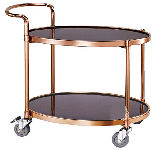 Barwagen mit Metallrahmen und Weinaufbewahrung für Küche, Esszimmer, Hausbar, Servierwagen und Buffet-Organizer, Küchenaufbewahrungswagen für Hausbar