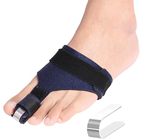 Scurnhau enderezador del dedo del pie, corrector dedo martillo, estabilizador para la recuperación de fracturas, dedos rotos, dedos garra, dedo del pie rizado, protector dedos pie, M