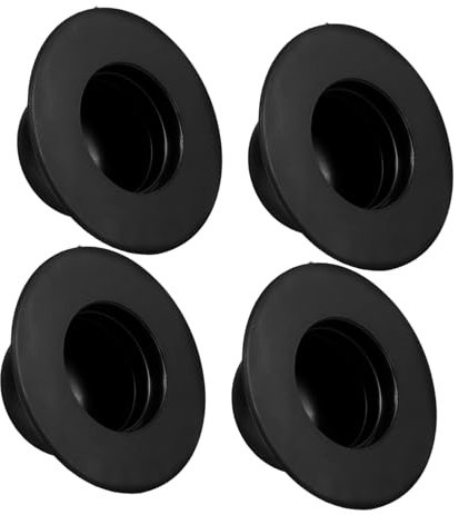Toddmomy 4pcs Swimming Pool Accessories Swimming Pool Pump Strainer Hole Plug Swimming Pool Nets for Cleaning Pool Plug Replacement Basket Paddling Pool Bungs - Sink Plug Plugs Black PVC