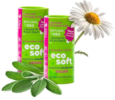 Deo Stick für Teenager – natürliches Deo ohne Aluminium, sanft zur Haut, wirksam gegen Schweiß, für Mädchen & Jungen, Herbal Garden, (2)