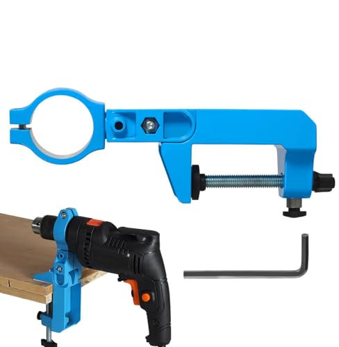 FmtwPhn Bench Drill Holder - Adjustable Electric Angle Holder Bench Drill Stand - Table Hand Tool Grinder Fixing Mount for Home, Workshop, Garage