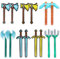 Deermon Inflatable Pixel Diamond Weapon, Blow Up 14 Pack Pirate Swords Axes Pickaxes Hatchets Tridents Props Toys For Carnival Halloween Birthday Cosplay Pool Game Party Supplies
