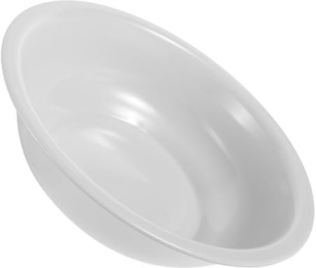 DIYEAH Enameled Salad Bowl Kitchen Washing up Bowls Large Capacity Enameled Basin Vintage Design