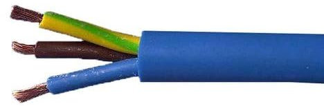 3 Core 2.5mm Arctic Blue Flex Heavy Duty 3138A Camping Caravan (2.5mm, 5, meter)