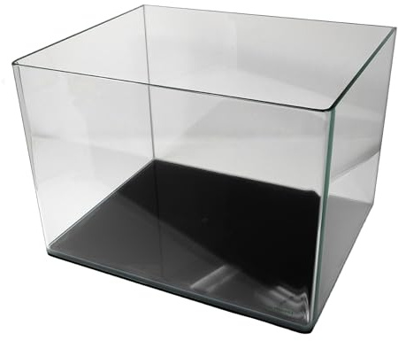 VIALIA Nano Aquarium 38L | Kompaktes Design 60x23x28 cm | Pflegeleicht für Einsteiger | Ideal als Schreibtisch Aquarium für Zierfische & Garnelen