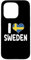 I Love Sweden Pride Swedish Roots Case for iPhone 15 Pro