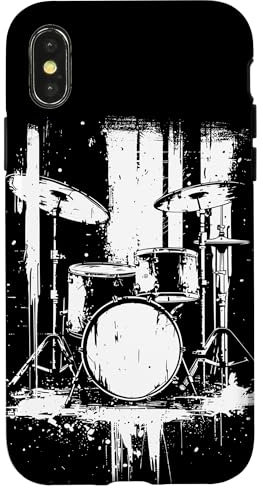 Batterie Drum Set Custodia per iPhone X/XS