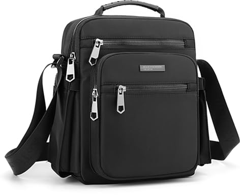 Umhängetasche Herren Schultertasche Männerhandtasche Crossbody-Tasche Herrentasche zum Umhängen Männer Kuriertasche für Arbeit Reise Alltagsleben