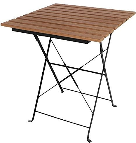 Bolero vierkante imitatiehouten tafel 60cm