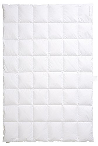Sommerdecke Centa-Star Ambiente Daunendecke, 200 x 220 cm, 100% Daunen weiße masurische Daunen Klasse 1 nach DIN EN 12934:1999, besonders weich und kuschelig