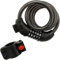 CampTeck U6609-120cm 5 Digit Resettable Number Combination Bike Lock Heavy Duty Bike Lock Cable with Mounting Bracket for Bicycle, Scooters etc.