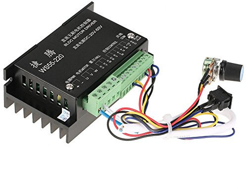 WS55-220 DC, 48 V, 500 W, CNC, bürstenlos, BLDC, Motorsteuerung