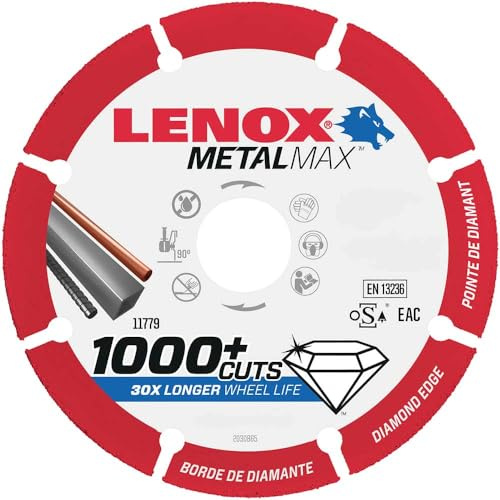 LENOX METALMAX Diamond Edge Cutoff Wheel, 230 X 22.3 X 2.1 for Angle Grinder