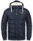 Blend BHFrederico Herren Winterjacke Steppjacke warme Jacke gefüttert mit Kapuze Kordelzug Eingrifftaschen Regular fit, Größe:S, Farbe:Navy (70230)