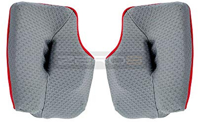 Arai MX-V Wangstukken Cool Grey/Red-30mm