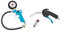 HAZET Reifenfüll-Messgerät (Manometer-Messbereich 0-12 bar, Schlauchlänge 400 mm, Manometer-Durchmesser: 63 mm) 9041-1 + Ausblaspistole (mit 100 mm langer, Betriebsdruck: 6 bar) 9040P-1