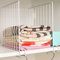 Regalteiler für Schrank-Organisation, 8 Stück Holzregale, Trennwände, Metall, Stahl, Schranktrenner, Regal, Organizer für Holzregale, Küchenschränke, Kleiderschrank, Bücherregal, Geldbörse, Pullover