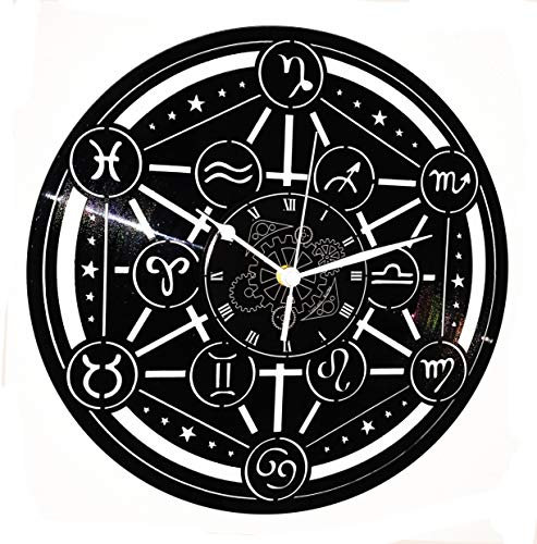 Instant Karma Clocks Wanduhr Sternzeichen Astrologie Sterne Dekorative Geschenkidee