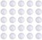 EXCEART 100 Stück Schaumstoff-Kugeln für Bastelarbeiten, Klassisch, Weiß, Polystyrol, 3 cm