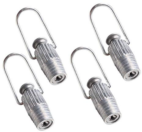 Cabilock 4 Pièces en Métal Corde À Linge Tendeur Tendeur De Corde À Linge de Corde en Aluminium Tendeur pour Poulies Et Fixe Vêtements Lignes Poignées De Vêtements Ménage Fournitures