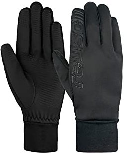 Reusch City Life Smartphone-kompatibel multifunktionaler winddichter und extra atmungsaktiver Winterhandschuh, Schwarz, 7.5