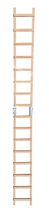 Hailo - Echelle Plate de Toit en Bois pour Couvreur 4m Hailo Safety Roof