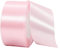 22m Satinband Geschenkband Rosa 40mm Breit,Auto Seidenband Rosa Dick Schleifenband Satin Dekoband Geschenkverpackung Deko Band Stoffband für Halloween Weihnachten Hochzeit Taufe Geburtstag DIY