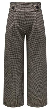 JdY Damen Jdygeggo Mia Long Check Pant Jrs Noos Hose, Cobblestone, XL / 30L EU