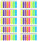 ZEONHEI 2000 Stücke Haftstreifen Haftmarker Page Marker Bunt Klein Post It Lesezeichen Haftnotizen Klebemarkierungen Klebezettel Textstreifen für Seitenmarkierung 8 Farbe (12 x 45 mm)