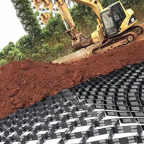 Kiesgitter Kiesmatten Kies-Geo-Bodengitter – Zellulares Pflastersystem Für Terrasse, Häfen/ Jachthäfen/ Spazierwege, 5 Cm Hohes Durchlässiges Pflaster-Gitter-System-Flexibilitäts-Falten, Füllen Von Be