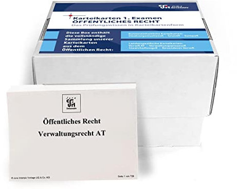 Karteikarten 1. Examen Öffentliches Recht - Berlin: Im Frage- und Antwortsystem aufgebaut