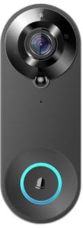ThikK Tuya Smart Video Doorbell Camera 1080P WiFi Video Intercom Door Bell Camera Two-Way Audio Works With Alexa Echo Show Google Home(Option 2)