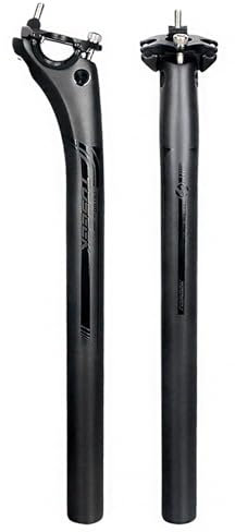 Jemora Leichte Fahrradsattelstütze, Carbonfaser-Sattelstütze, verstellbares Fahrrad-Sattelrohr für Rennrad, Mountainbike