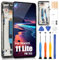 Schermo per Xiaomi Mi 11 Lite 5G NE/NE 5G / Mi 11 Lite 4G / 11 Lite 5G LCD Display Touch Screen Assemblea Sostituzione Schermo di Vetro Digitalizzatore con Riparazione Kit(6,55,Nero con Cornice)
