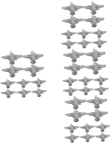SEWACC 40stücke Teiliges Punk Nieten Spikes Metallische Ziernieten Für Handwerk Geeignet Für Kleidung Schuhe Taschen Gürtel Und Accessoires Im Punk-Stil