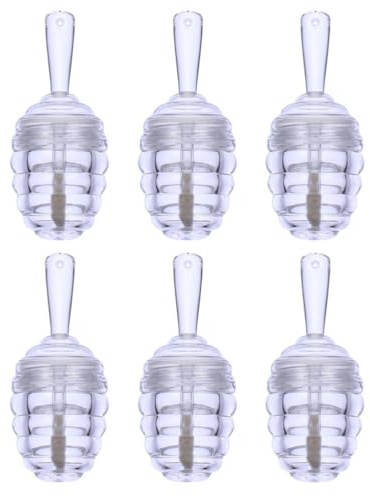 Healvian Leere Lipgloss Röhrchen 6 Stück Transparent Lippenstifthülsen Für Lippenbalsam Nachfüllbar Kosmetik Verpackung 7X3Cm
