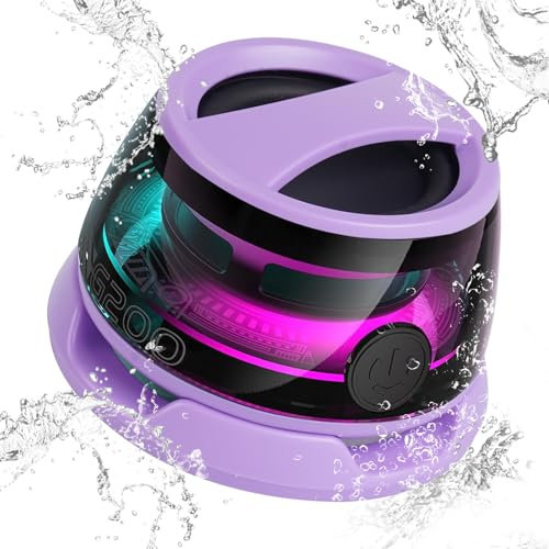 HEINexoria G200 Waterproof Bluetooth 5.4 Speaker with Hi-Fi Sound, IPX7 Rated for Shower, Bathroom, Outdoor & Camping – Portable Stereo for Adults