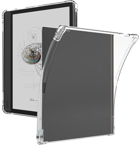 KUSINHOKA Hülle für Boox Note Air4 C 10.3 Zoll, Ultradünn Stoßfest Silikon [Airbag-Schutz] Schutzhülle, Anti-Kratzen Weich TPU Shock-Absorption Schutzhülle Klar Case für Boox Note Air 4C