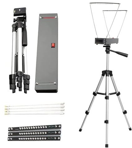 LIULIQ Ballistischer Präzisions-Chronograph, Hochpräzises Schießgeschwindigkeitsmessgerät Mit Stativ Und LCD-Display, Gespeicherte 80 Datensätze Und 0–3000 M/s Messbereich Für Tennis-Badminton