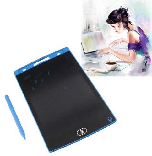 Tablette D'écriture Numérique avec Stylo, Carte D'écriture LCD en Plein écran pour Dessin et Graffiti, Application Large pour Les Adultes et Les Enfants, Le Fonctionnement Simple et la Conception