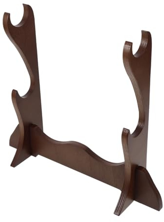HAMPPLIES Mehrschichtiger Holz Flötenständer Desktop Flötenhalter Bambusflöten Organizer mit Variablen Höhen für Verschiedene Längen Effizienter Aufbewahrungs und Schutzständer für