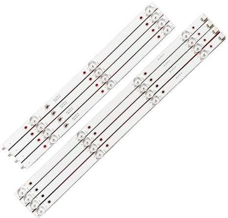 HCGX Replacement LED Backlight Strips for 45 TV, MS-L2770-V4, TD-K45DLJ12US, 839mm, 7 LEDs, 8-Pack(3TV(24pcs))