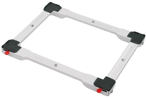 Reliapart Heavy-Duty Appliance Roller Trolley (1 Pack) Compatible for Domestic Washing Machines, Tumble Dryers, Dishwashers and Fridges Up To 195kg 52.3cm x 42.4cm Adjustable Base TE20
