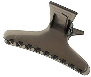Comair Clips Compartiment, Grand, 12 Gris Fumée